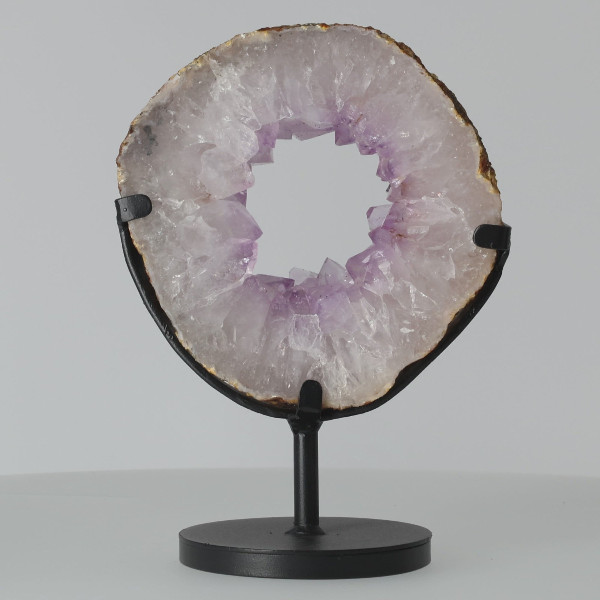 Load video: Moon Halo | Amethyst Portalscheibe aus Brasilien | 2.818g  (#696)