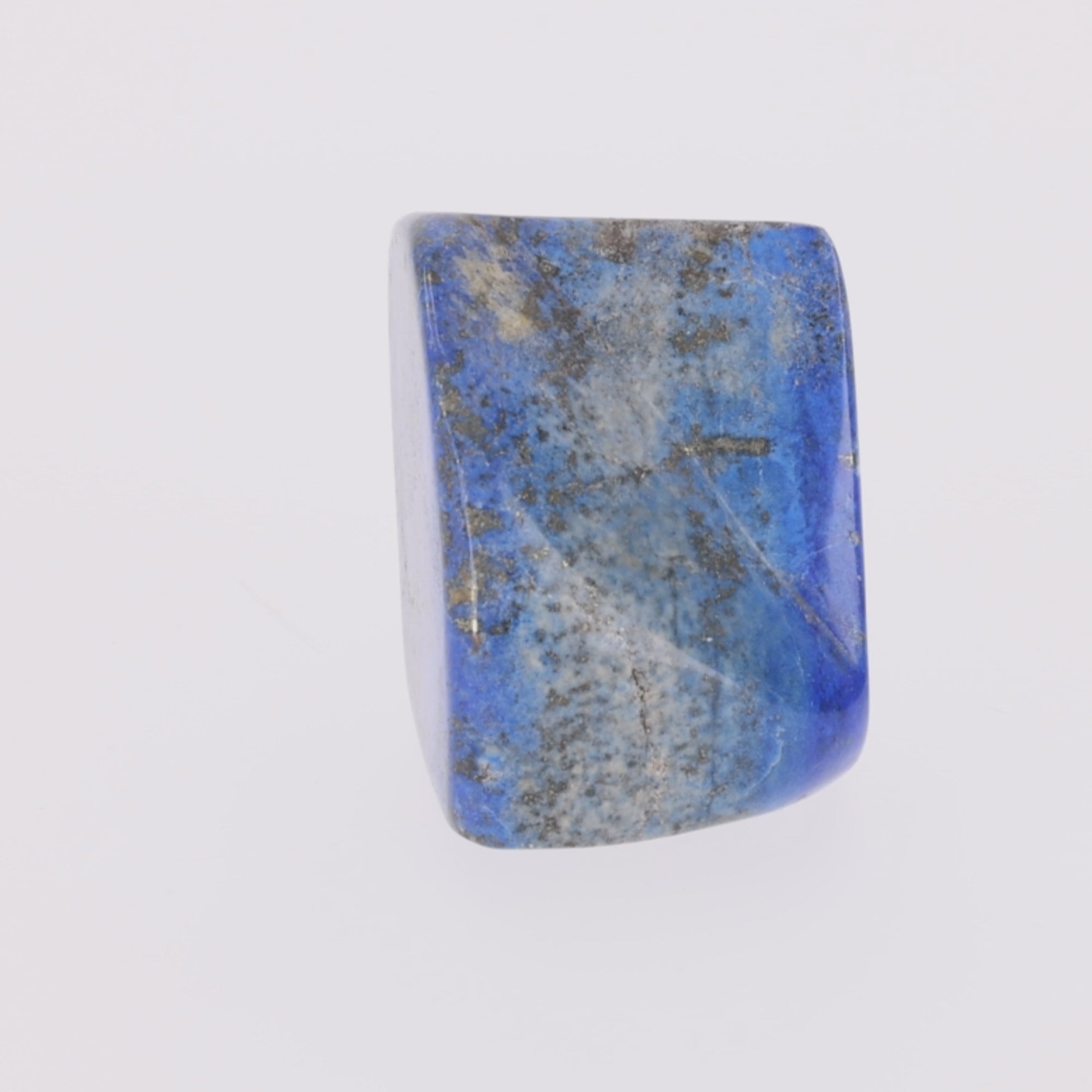 Load video: BLUE HAVEN | Lapislazuli mit Pyrit | 348 g (#1258)
