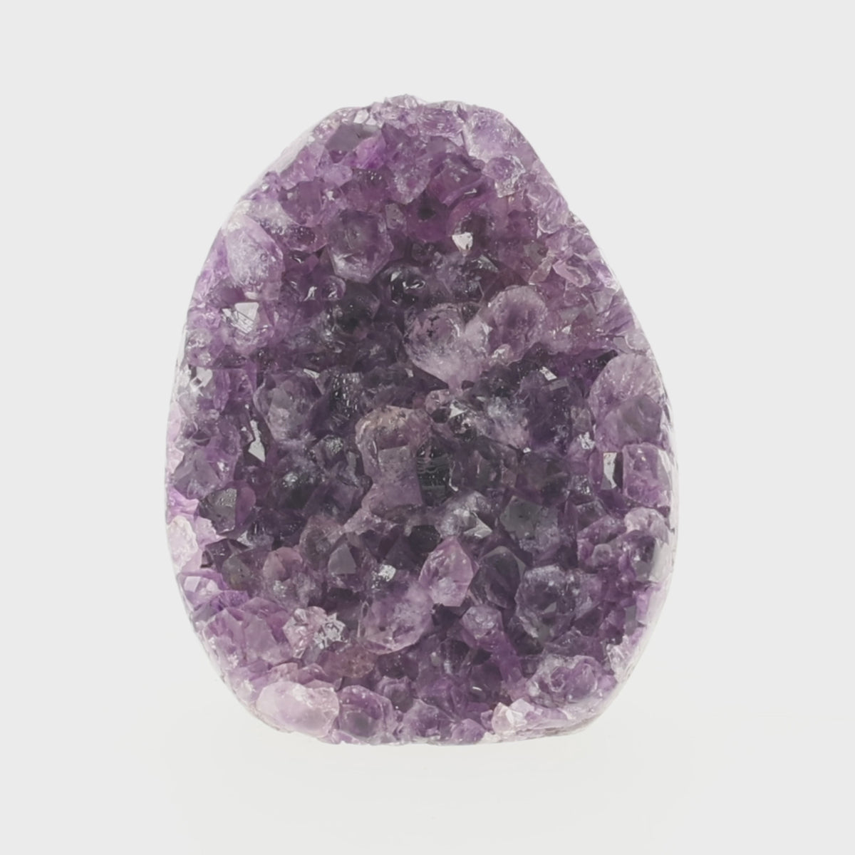 Load video: Amethyst Cut Base - AA Quality - 823 g  (#1524)