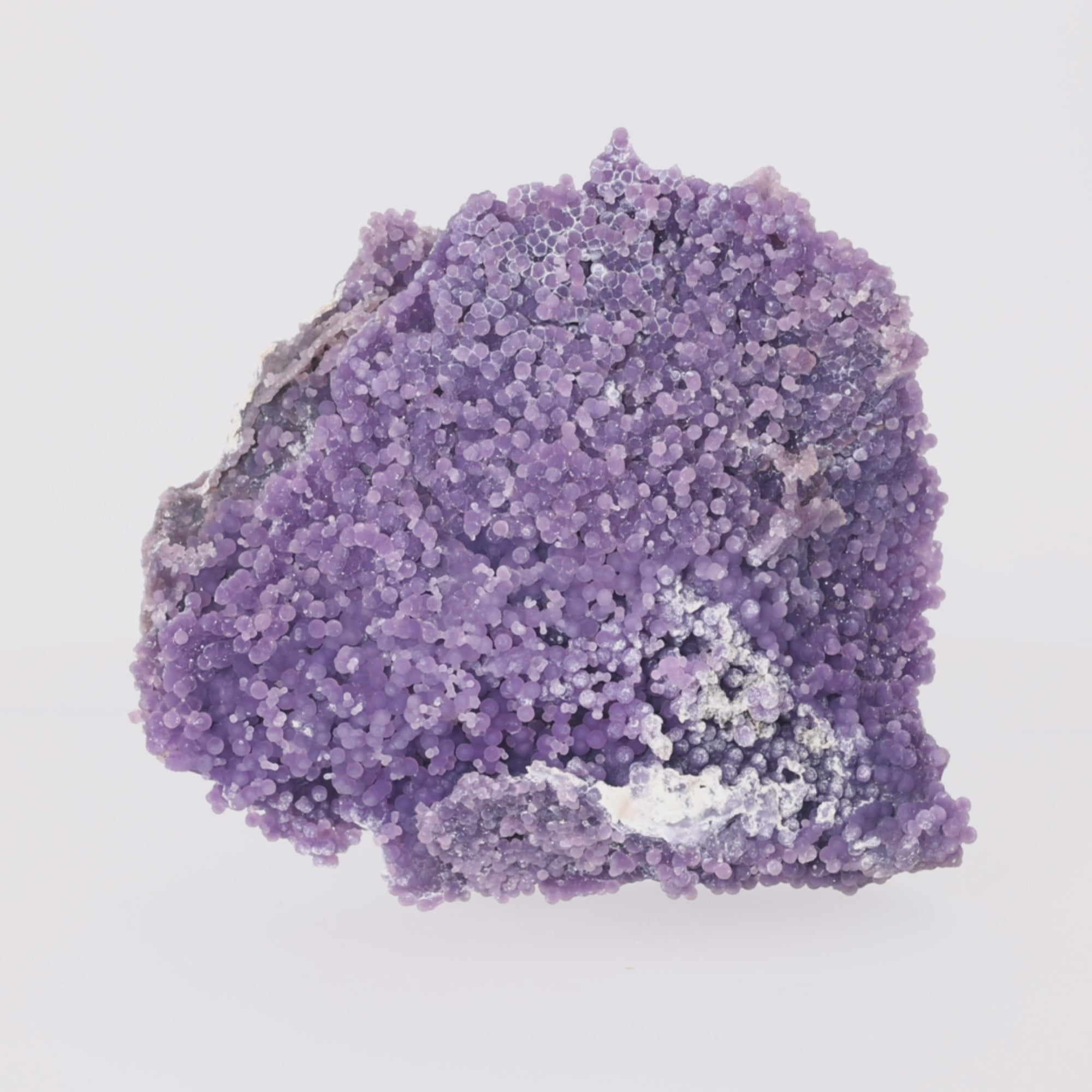 Video laden: Violet Grandeur – 3,410 kg Traubenachat aus Indonesien (#782)