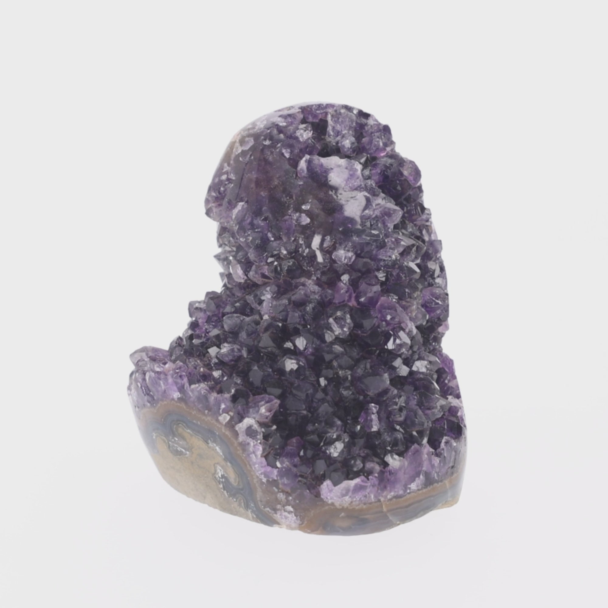 Video laden: Amethyst Cut Base - AAA Quality - 812 g (#1440)