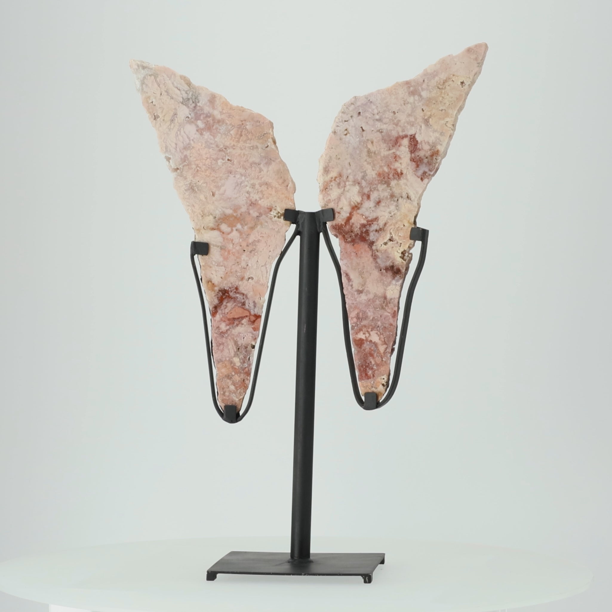 Load video: Pink Amethyst Wings with Jasper