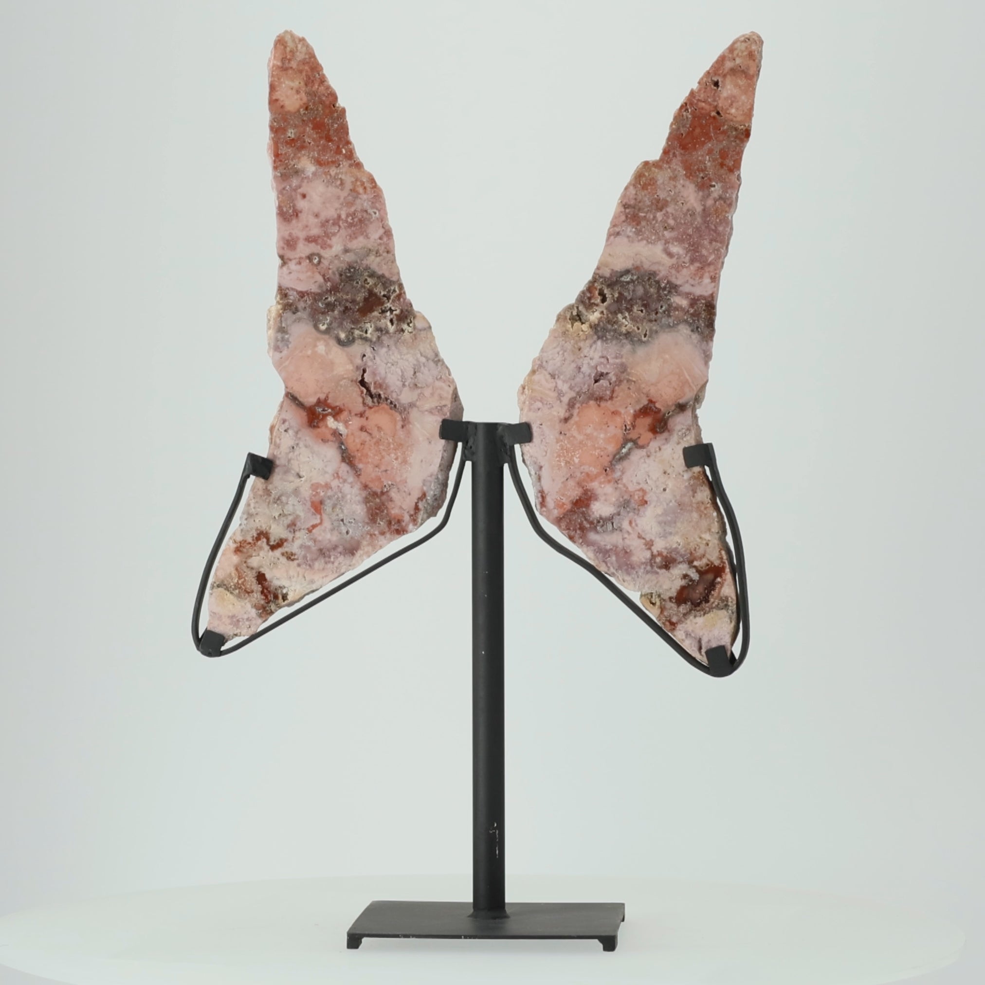 Load video: Pink Amethyst Wings with Jasper