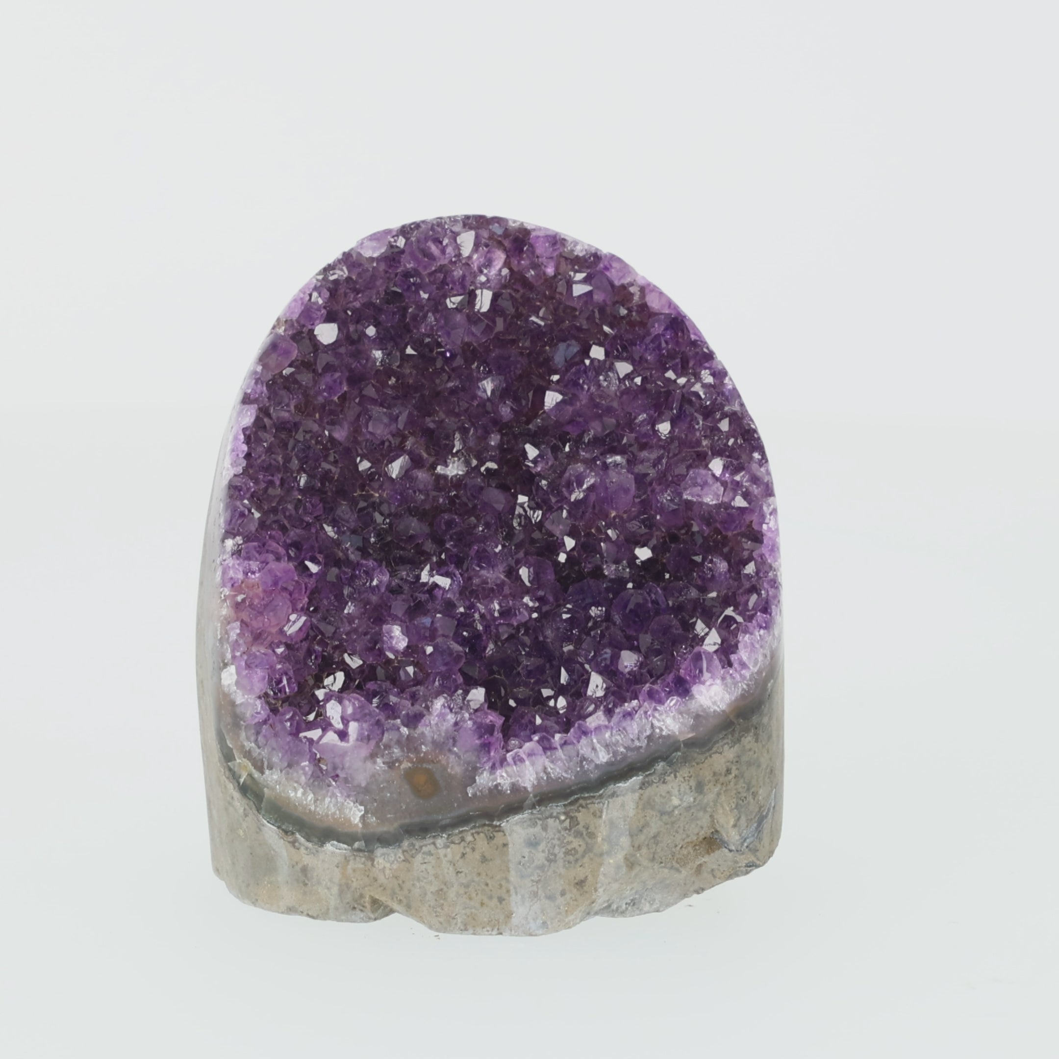 Load video: Amethyst Cut Base - Extra Quality aus Uruguay (#556)