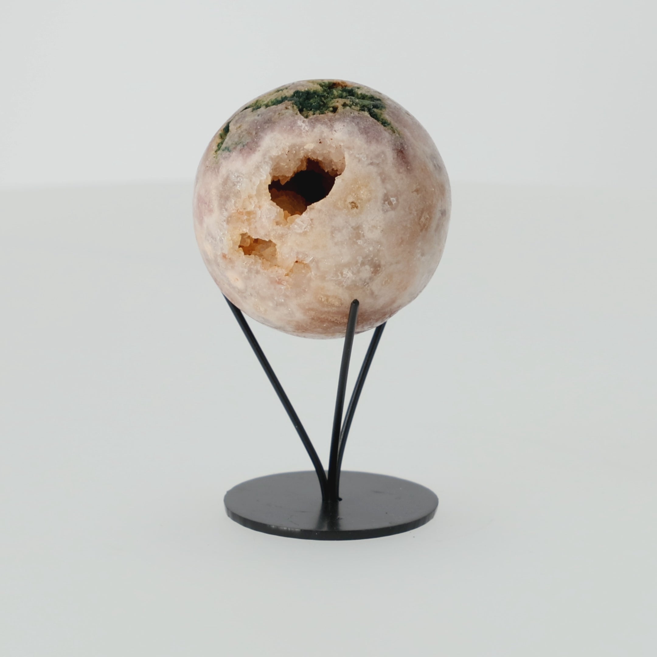 Load video: Pink Amethyst Sphere - Moon Gate