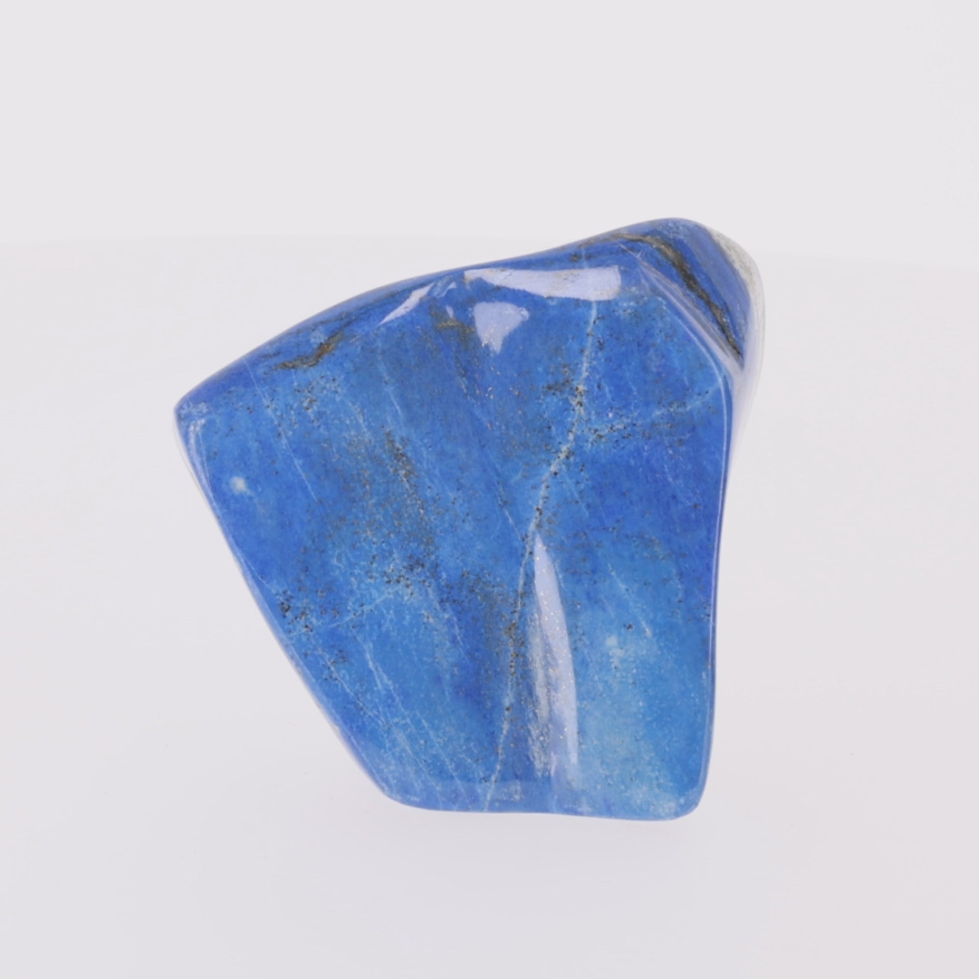 Video laden: BLUE AURORA | Lapislazuli mit Pyrit | 890 g (#1251)