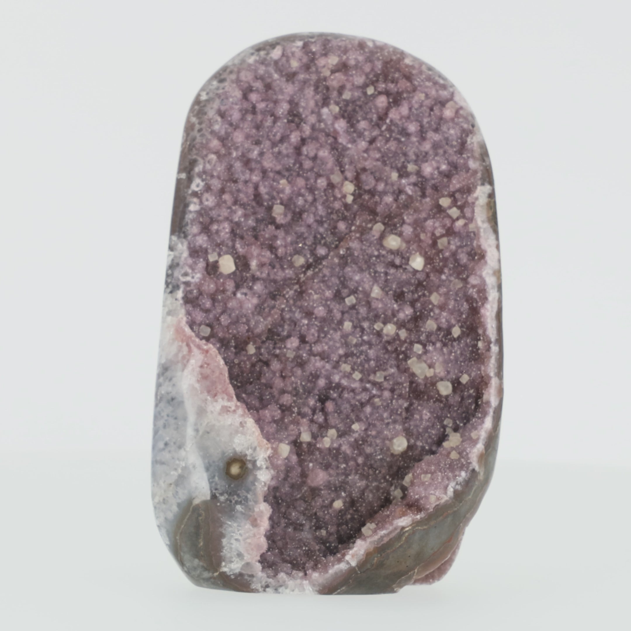 Video laden: Mondblüte von Aerisfall – Funkelnde Kristall-Geode aus Uruguay (#525)