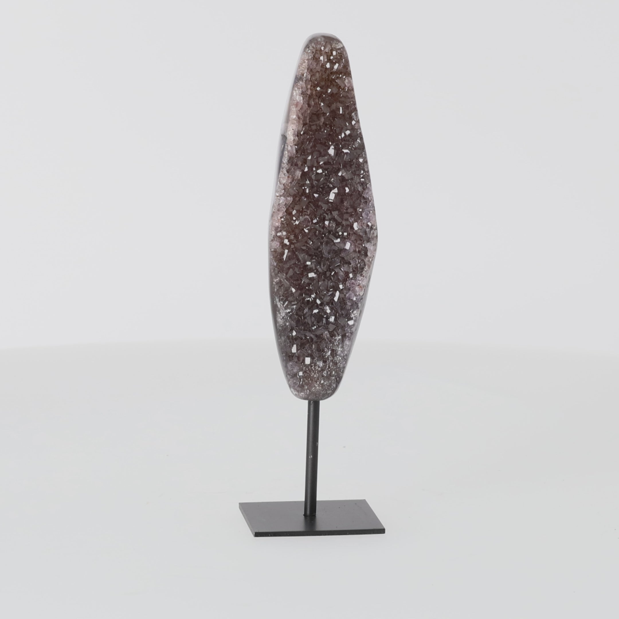 Video laden: Starlight Vein – Amethyst mit blauem Achat aus Brasilien (#009)