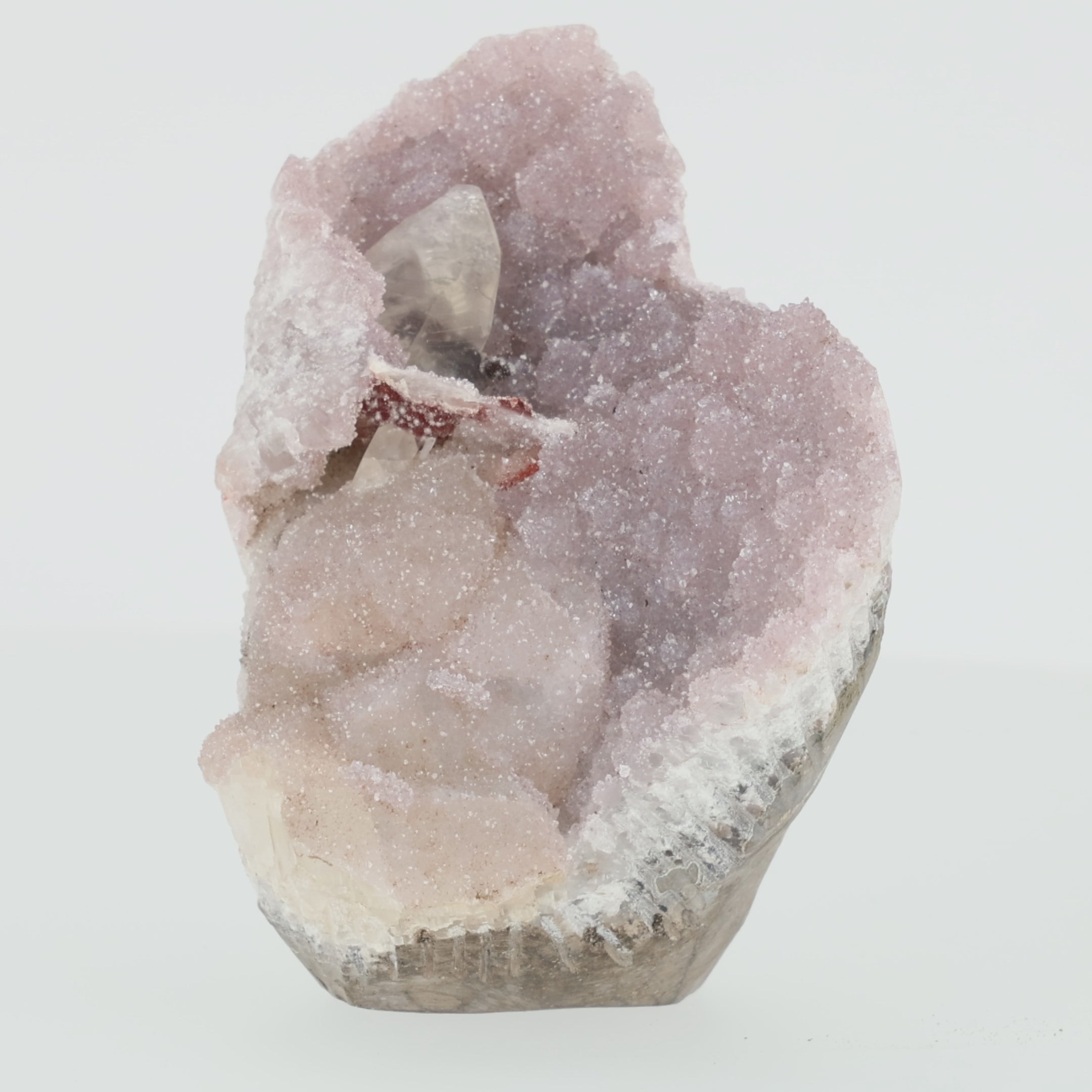 Video laden: Frostrose von Lunara – Außergewöhnliche Kristall-Geode aus Uruguay (#526)