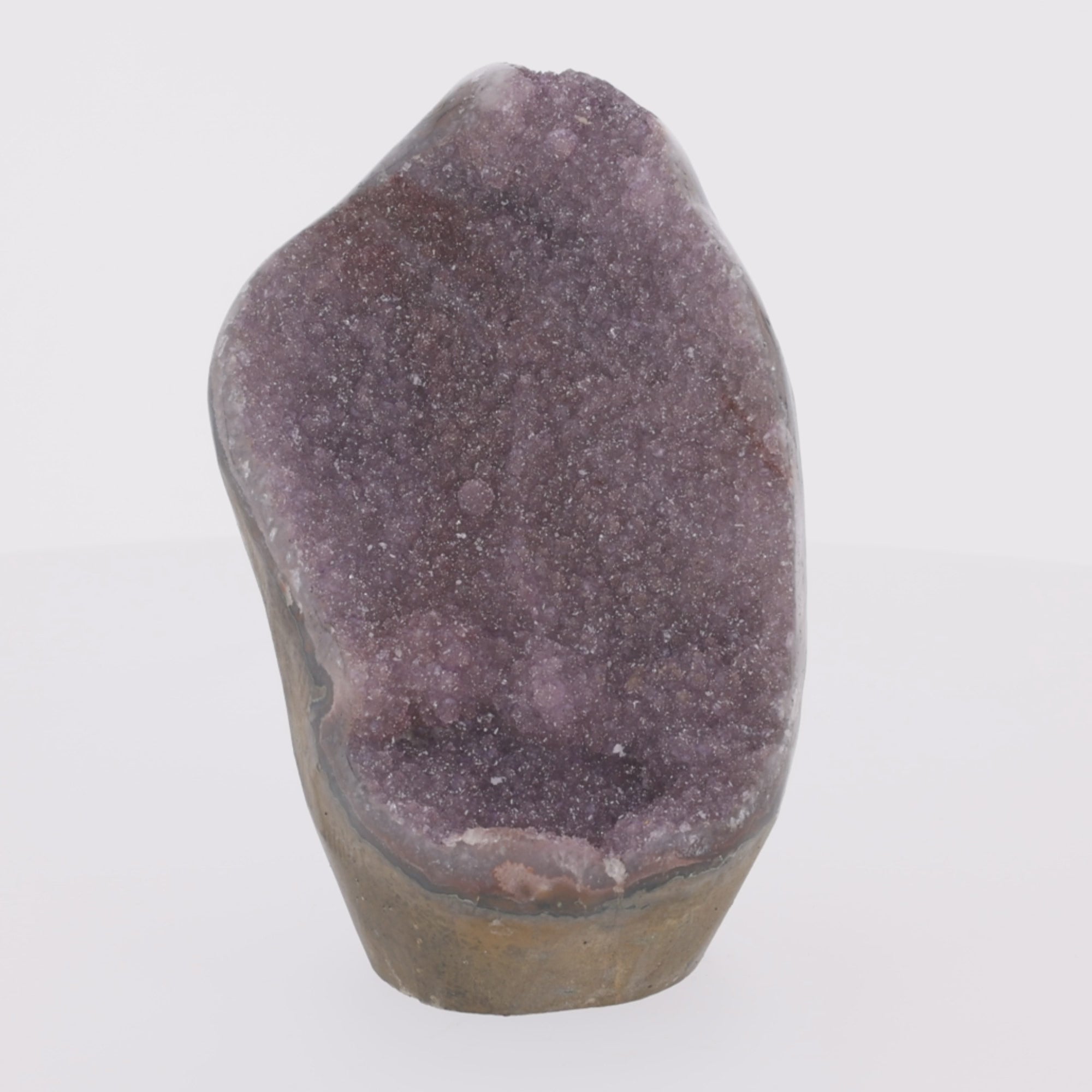 Load video: Violet Monolith – Rainbow Amethyst aus Uruguay – 3464 g (#1416)