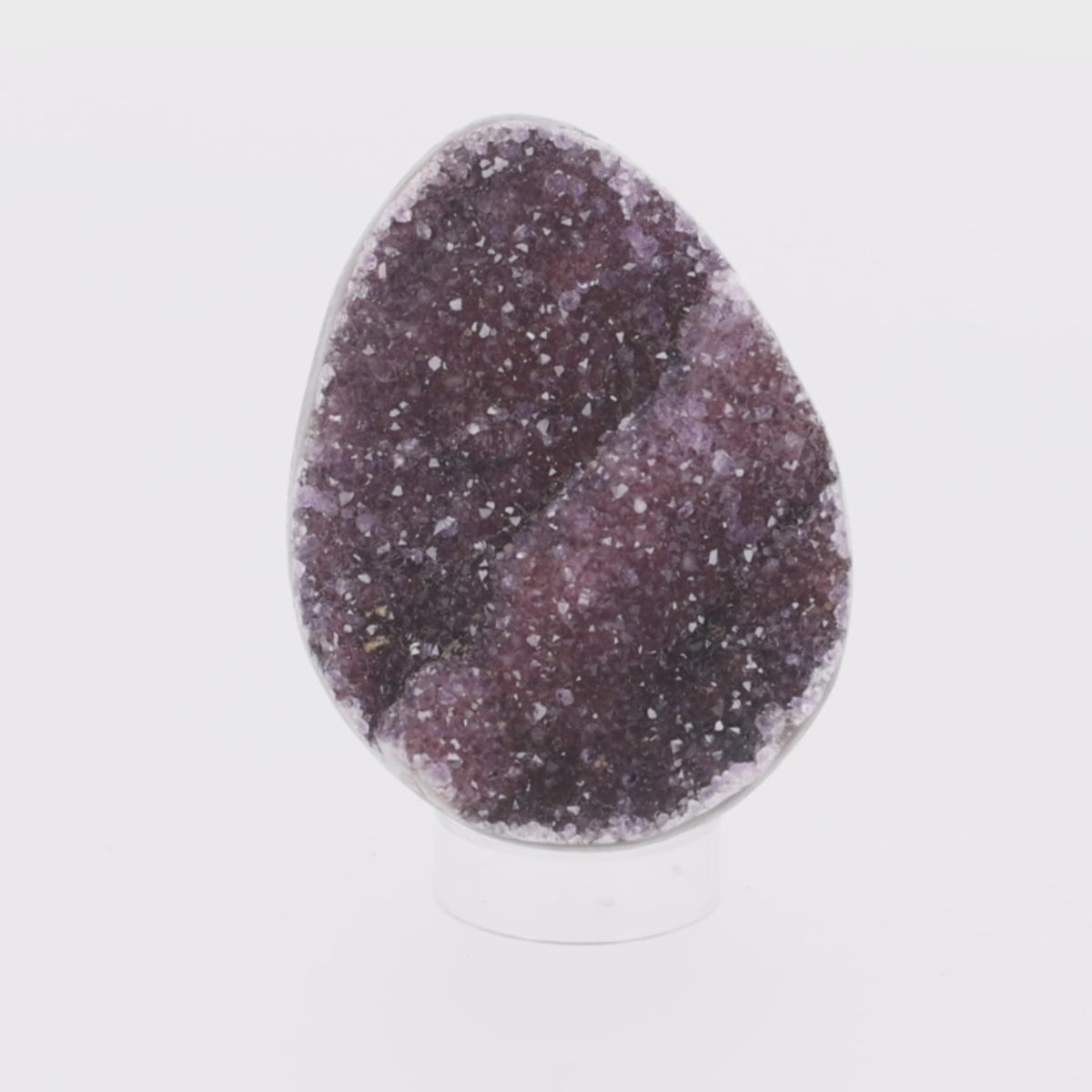 Load video: Amethyst Egg aus Brasilien. (#1458)