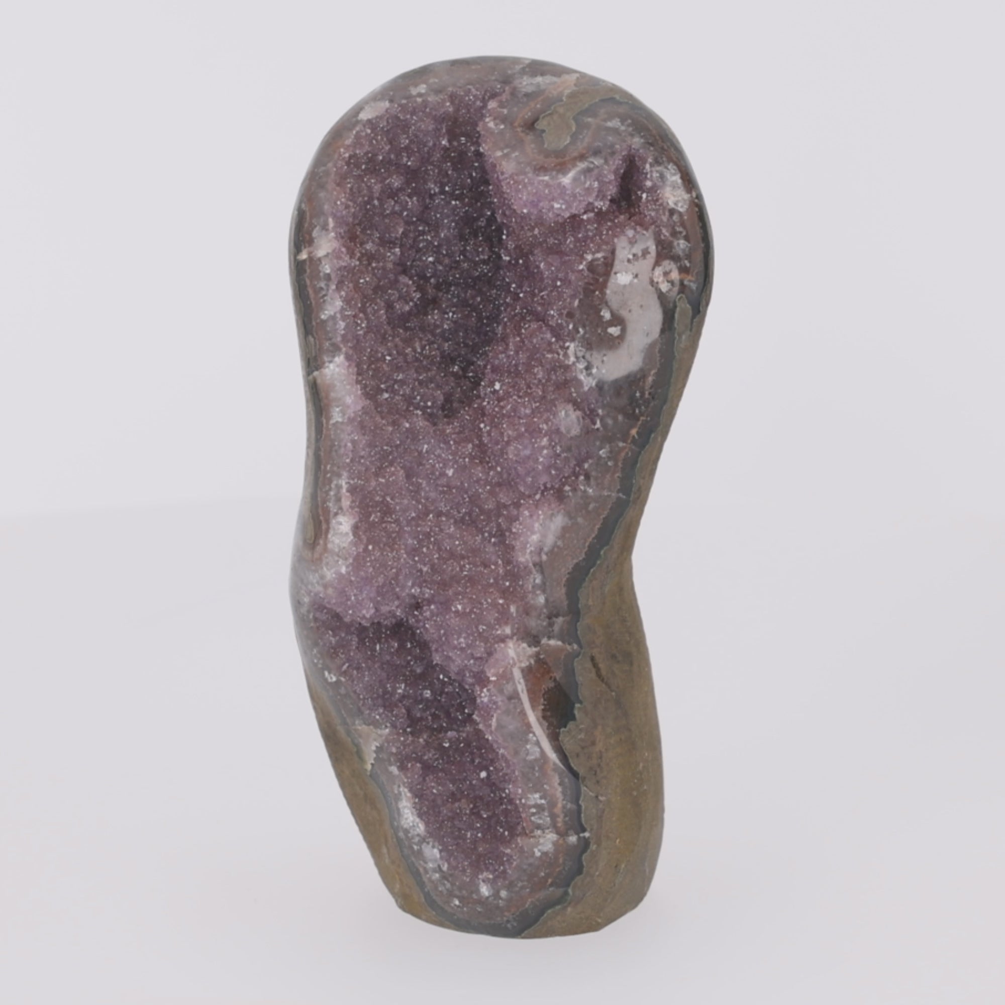 Video laden: Violet River ✦ Amethyst Druse aus Uruguay | 2.113 g  (#823)