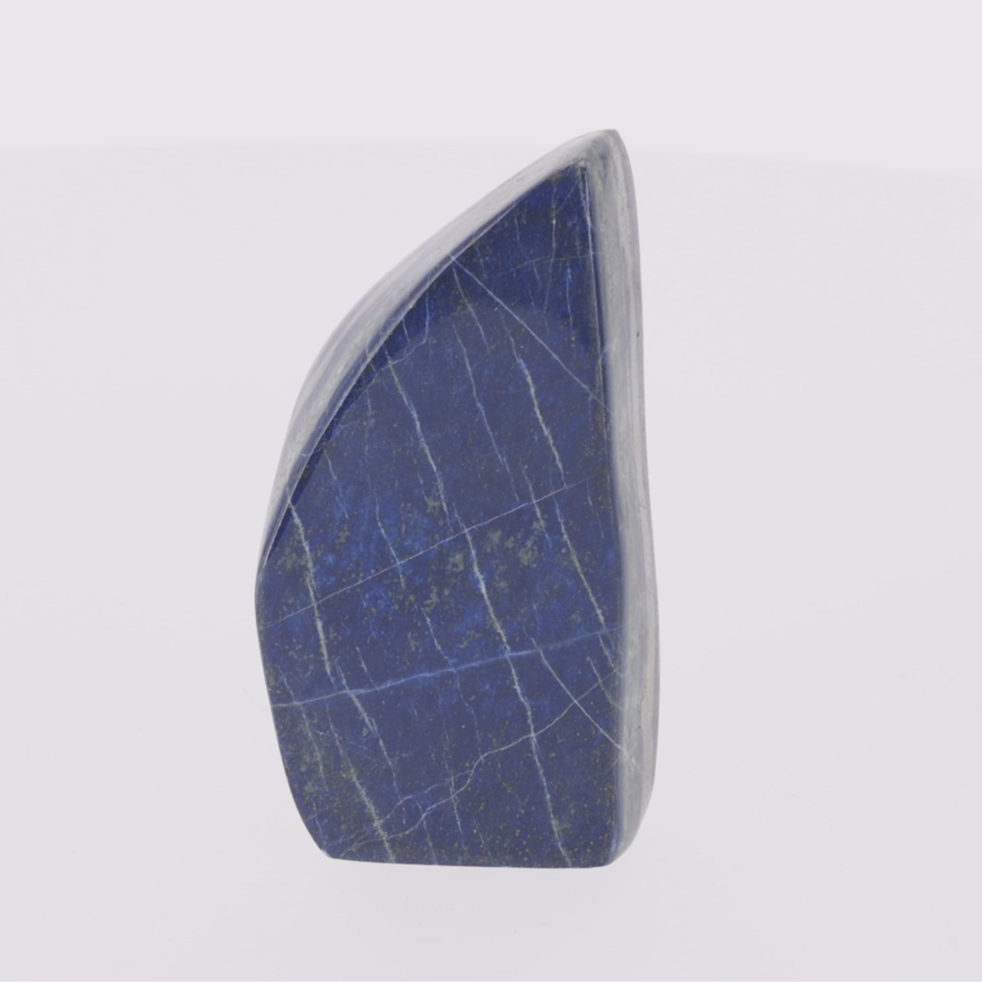 Load video: BLUE SAIL | Lapislazuli mit Pyrit | 348 g | Unikat (#1234)