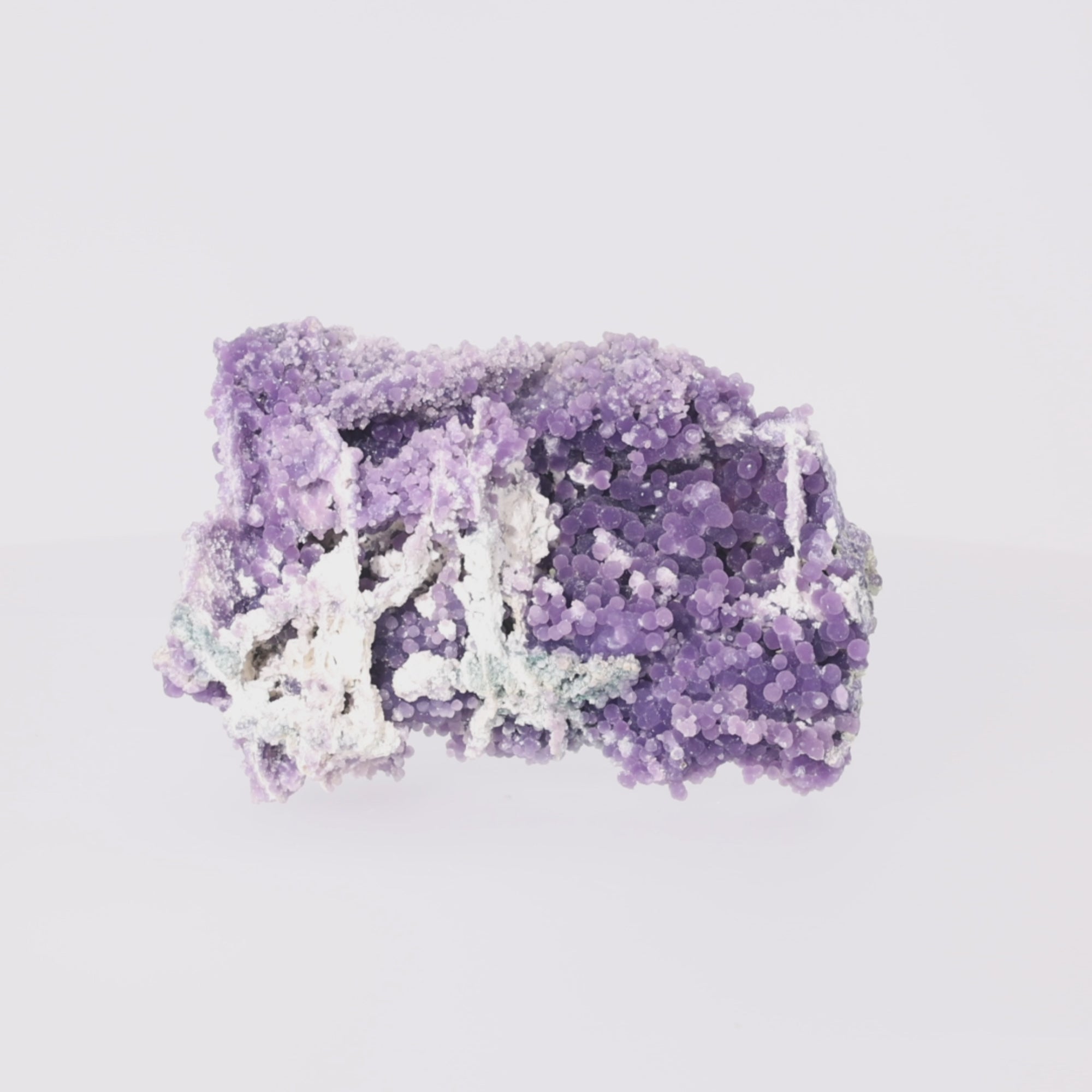 Video laden: Violet Cascade – 1,771 kg Traubenachat aus Indonesien (#778)