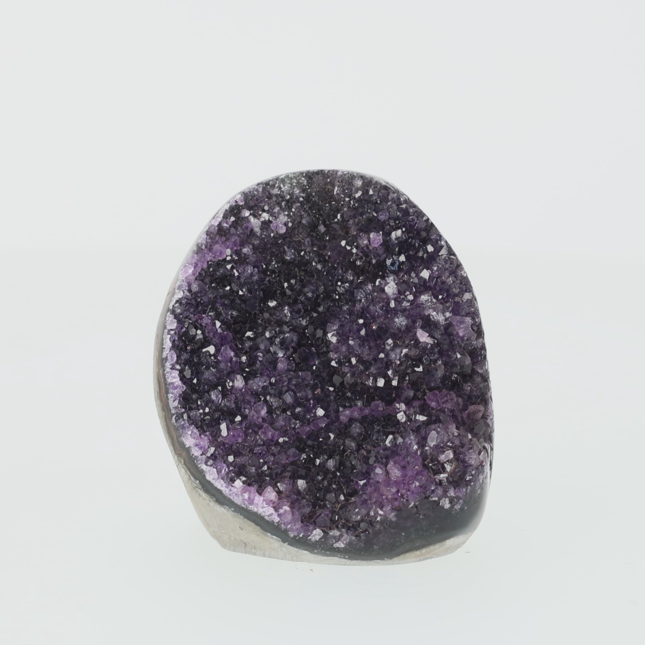 Load video: Amethyst Cut Base - Extra Quality aus Uruguay (#553)