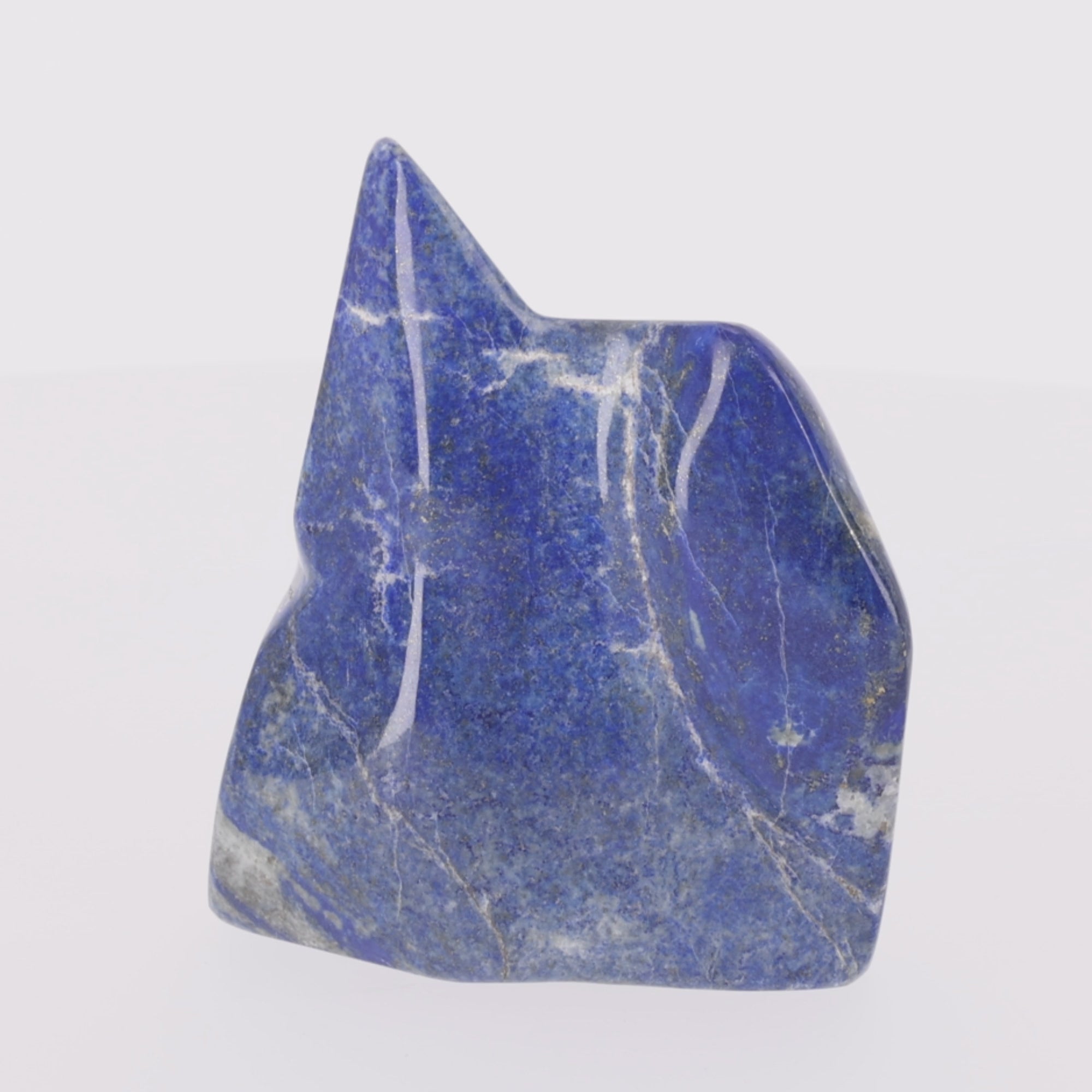 Load video: BLUE PEAK XL | Lapislazuli mit Pyrit | 1266 g (#1266)