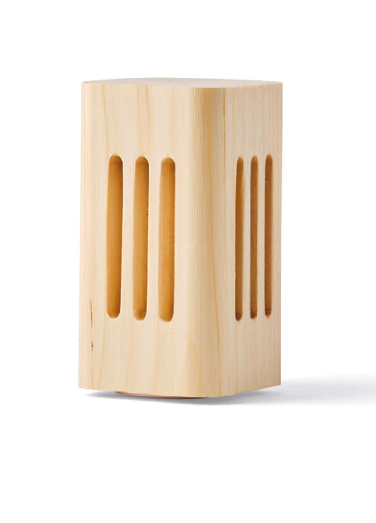 Zirbenholz Diffusor mit Bimsstein-Verdufter eckig