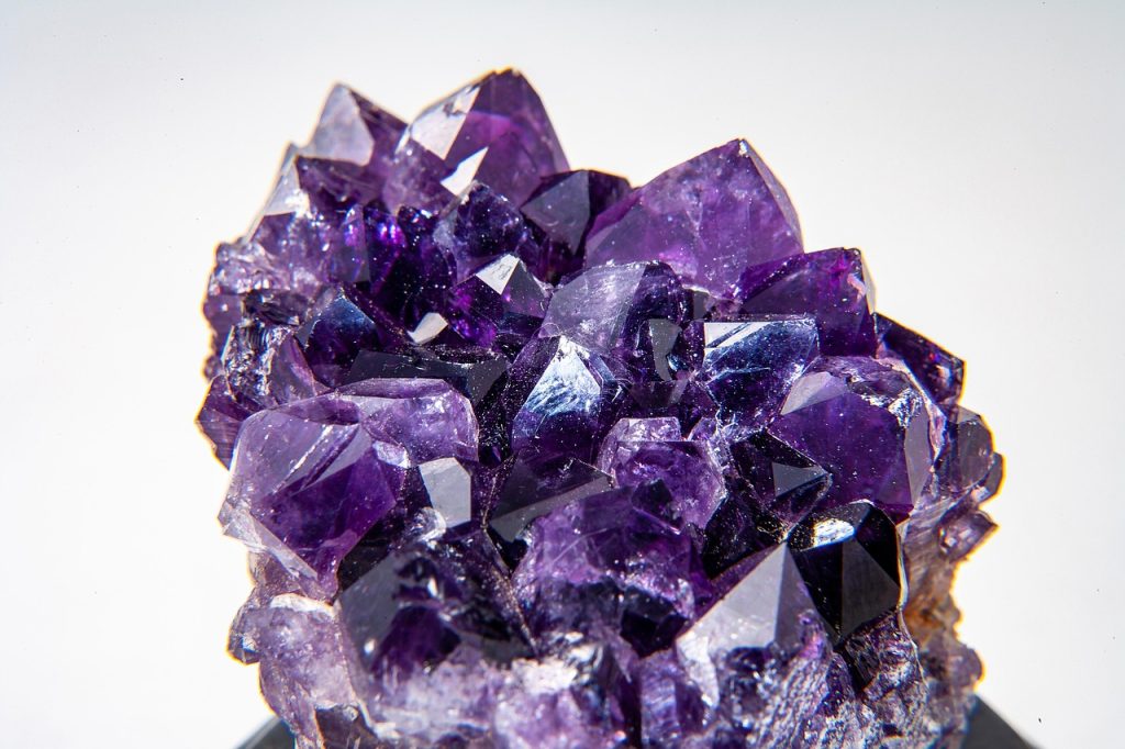 Foto von einem Amethyst Kristall