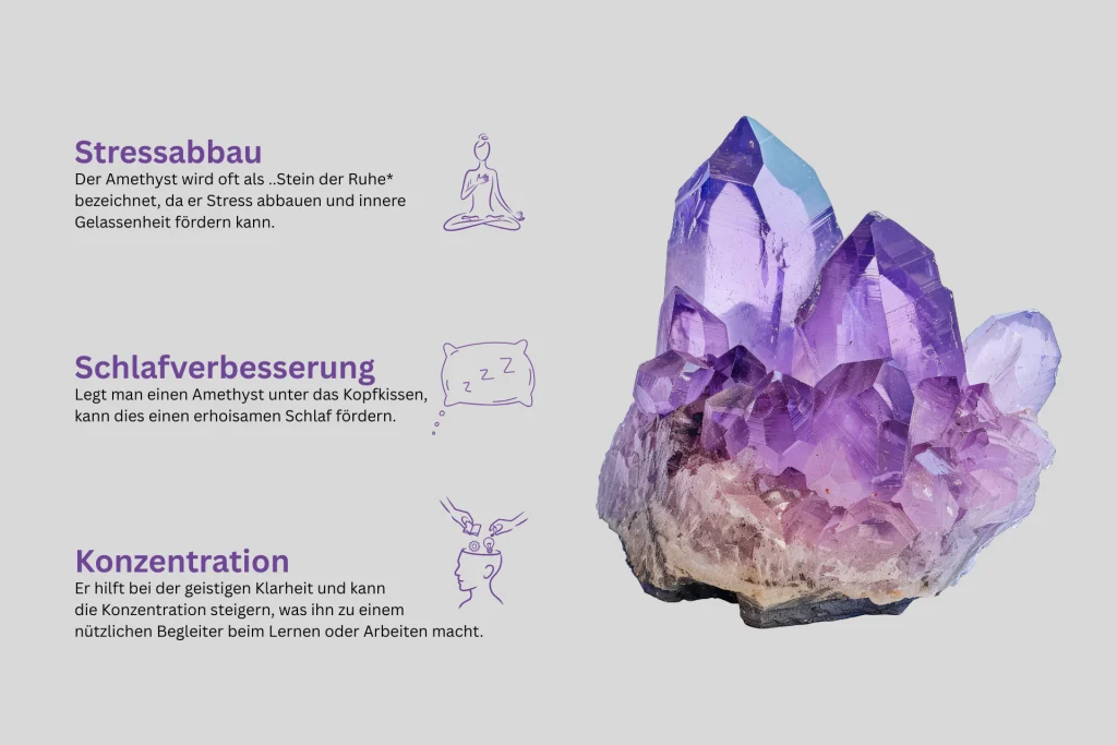 Positive Eigenschaften von Amethysten